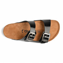 Elara Cork Sandal - Black