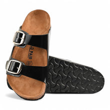 Elara Cork Sandal - Black