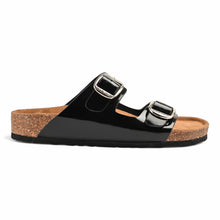 Elara Cork Sandal - Black
