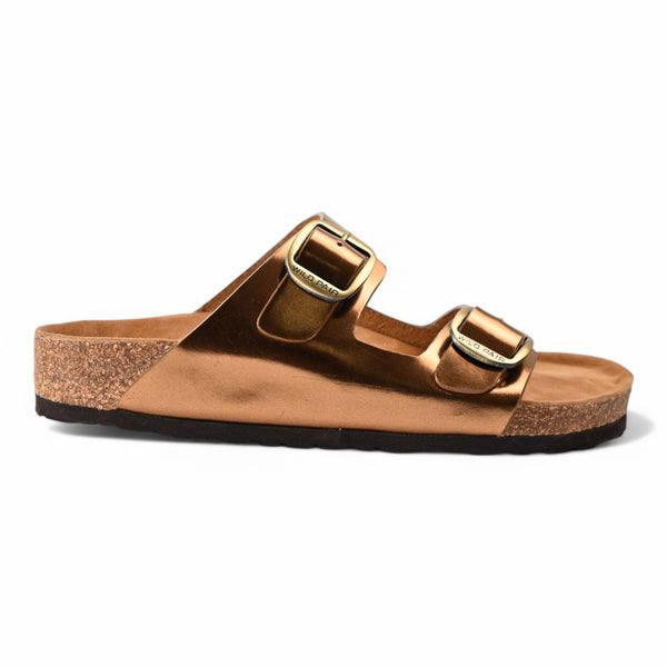 Elara Cork Sandals - Bronze