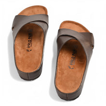 Aria Cork Sandals - Brown