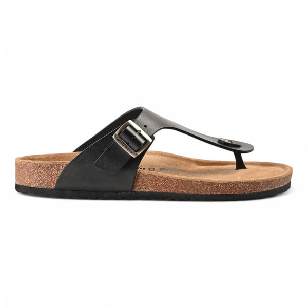 Ace Cork Sandals - Black