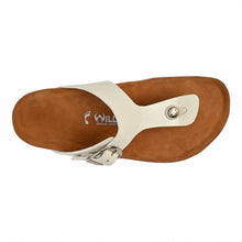 Zaria Cork Sandals - White