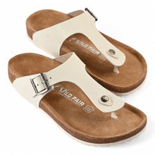 Ace Cork Sandals - White
