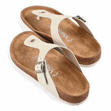 Ace Cork Sandals - White
