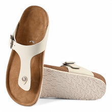 Ace Cork Sandals - White