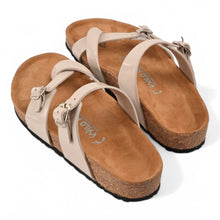 Aurora Cork Sandals - Beige