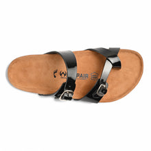 Aurora Cork Sandals - Black