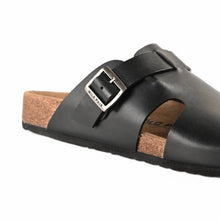 Orion Cork Sandals - Black