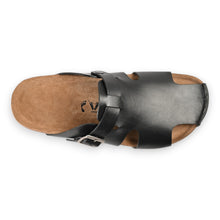 Orion Cork Sandals - Black