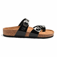 Aurora Cork Sandals - Black