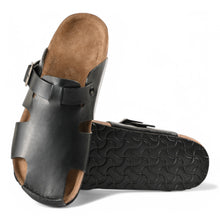 Orion Cork Sandals - Black