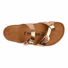 Aurora Cork Sandals – Rose Gold