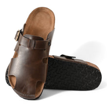 Orion Cork Sandals - Brown