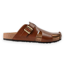 Orion Cork Sandals - Dark Tan