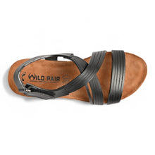 Chole Wedge Cork Sandal - Black